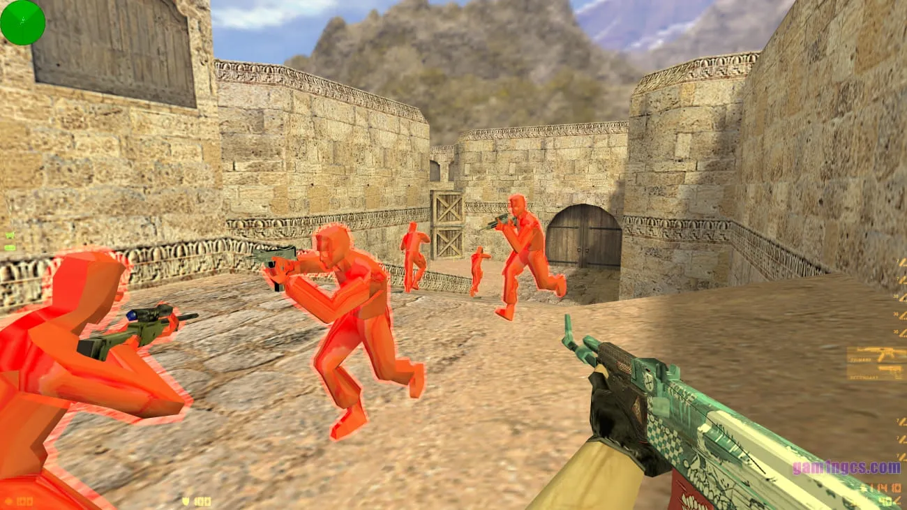Скачати CS 1.6 з читами — стрілянина з AK-47 на Dust2