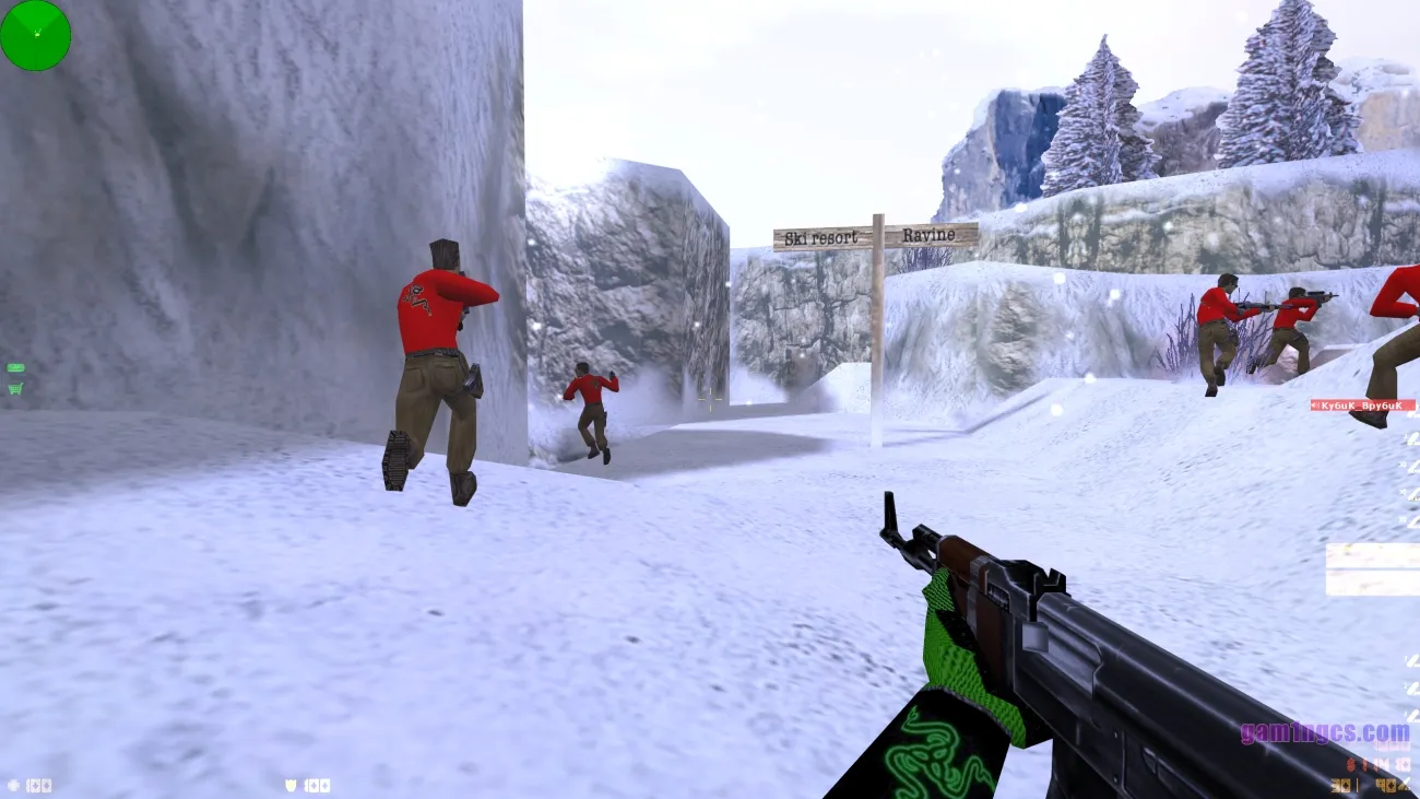 Гра з AK47 в CS 1.6 Razer Edition