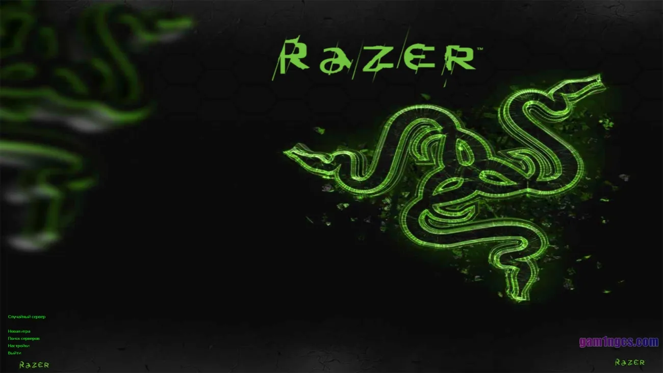 Razer меню запуску CS 1.6