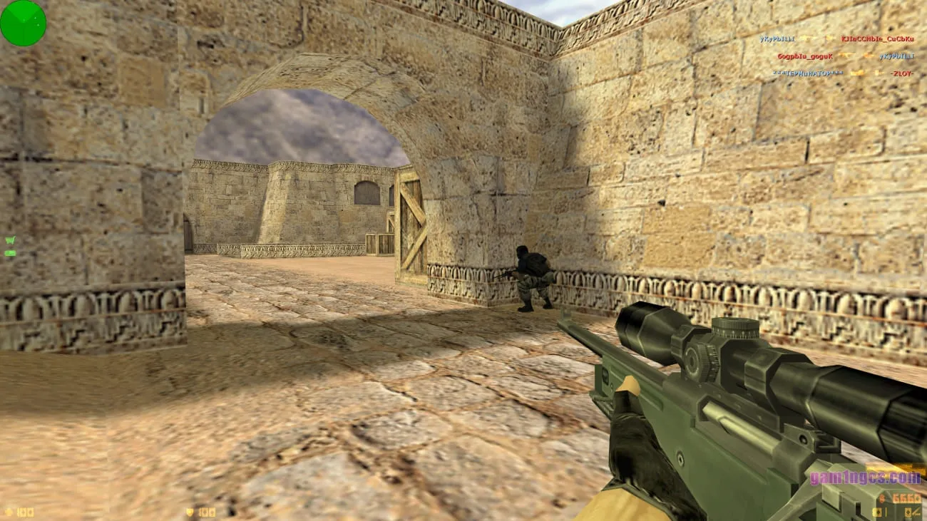 Скачати CS 1.6 торрент — прицілювання з AWP